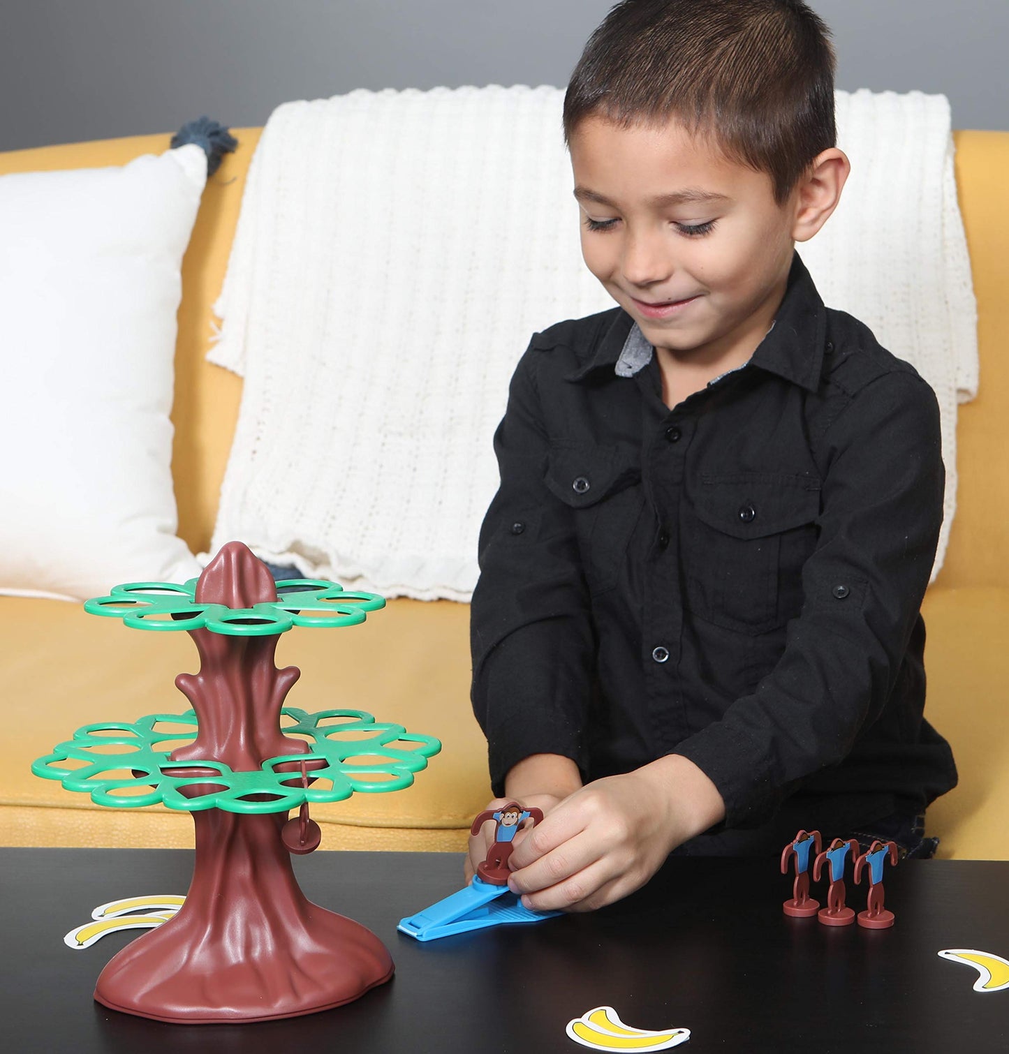 Pressman Jumpin' Monkeys: Catapult Your Monkeys Into the Tree | 5+ | 2-4 Players