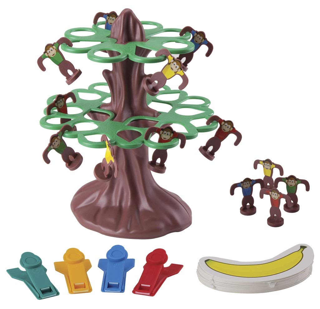 Pressman Jumpin' Monkeys: Catapult Your Monkeys Into the Tree | 5+ | 2-4 Players