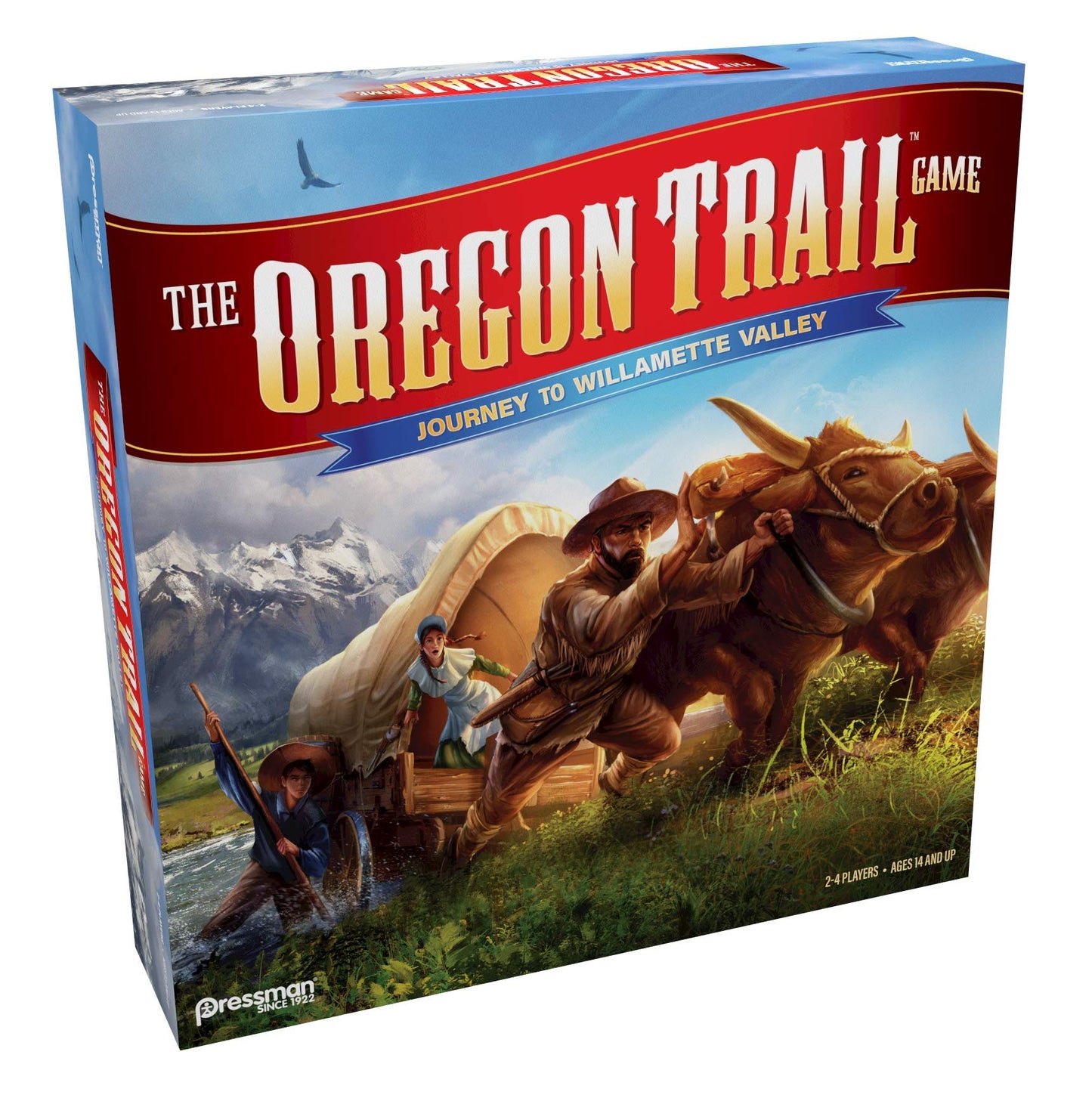 Pressman The Oregon Trail: Journey to Willamette Valley - Family Strategy Board Game