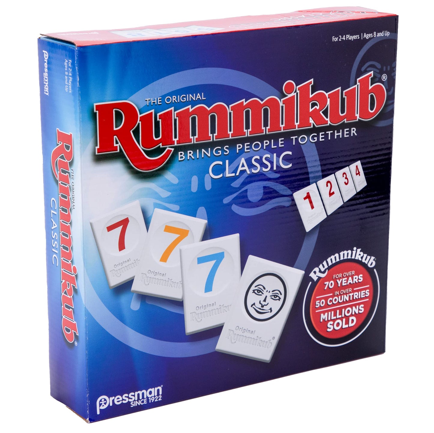 Pressman Rummikub - The Original Rummy Tile Game | Family Strategy & Fun | 2-4 Players, Ages 8+