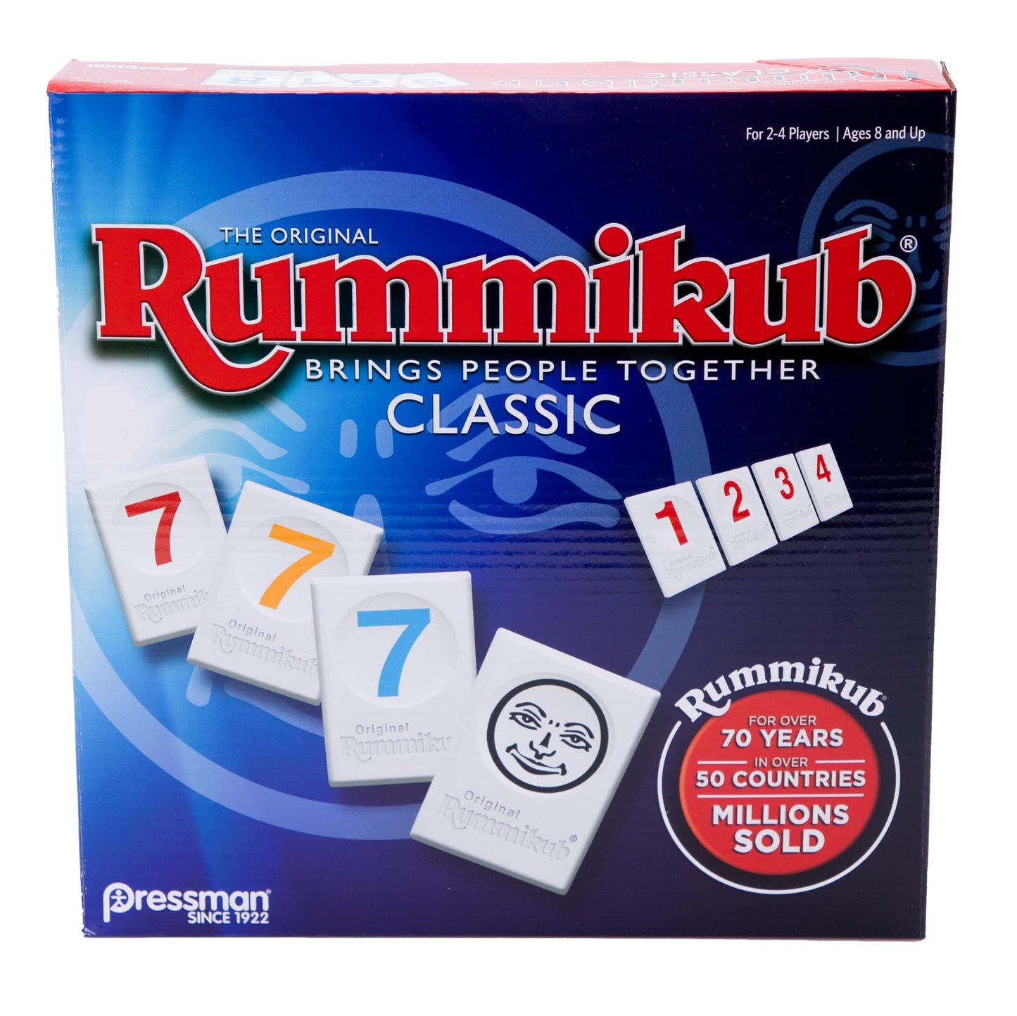 Pressman Rummikub - The Original Rummy Tile Game | Family Strategy & Fun | 2-4 Players, Ages 8+