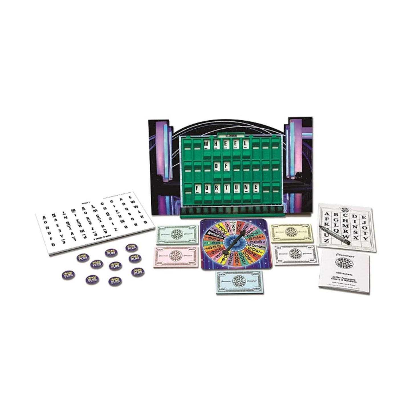 Pressman Wheel of Fortune Game 7th Edition – Spin, Solve, Win
