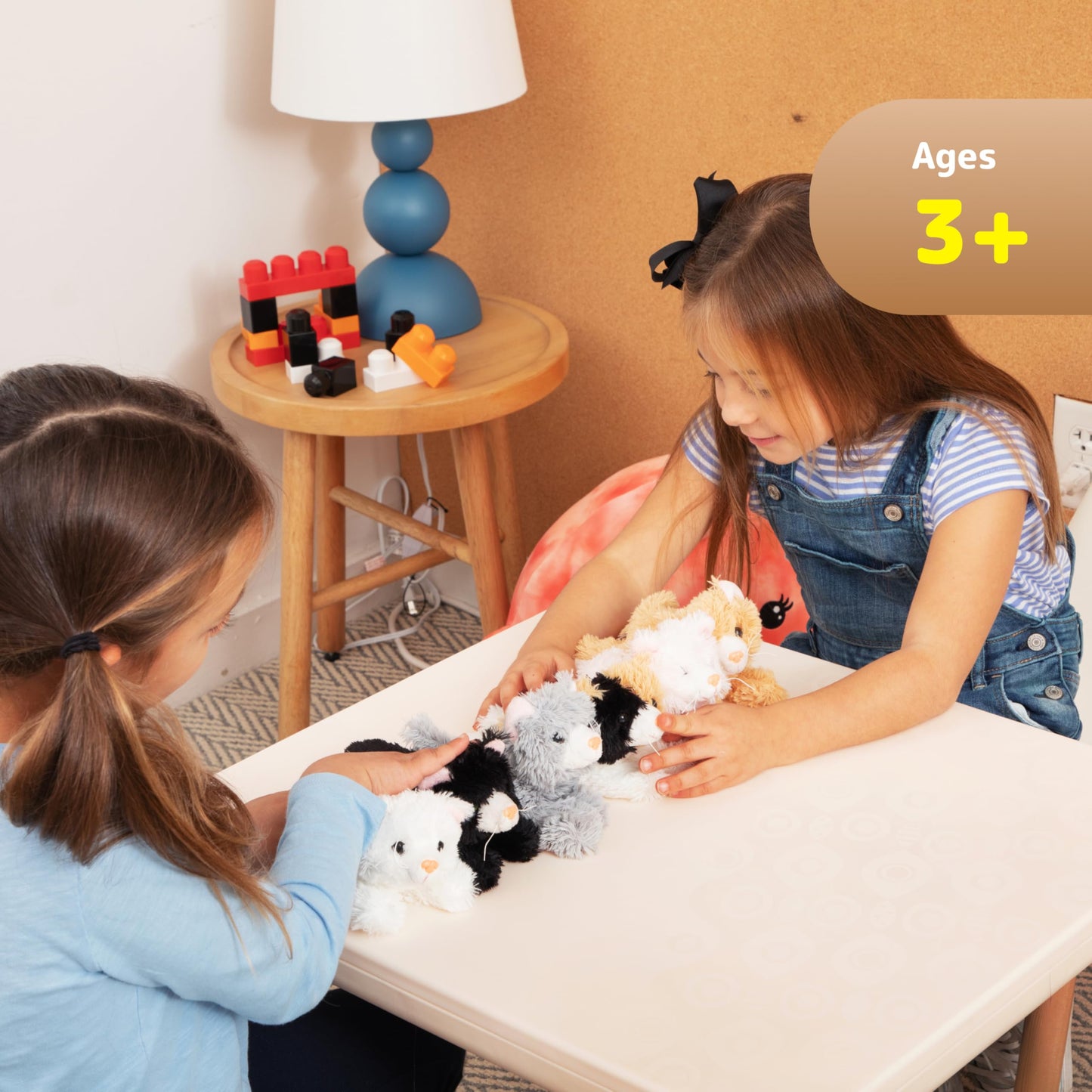 PREXTEX 6-Inch Realistic Cat Plush Set – 6 Soft Kittens with Lifelike Details
