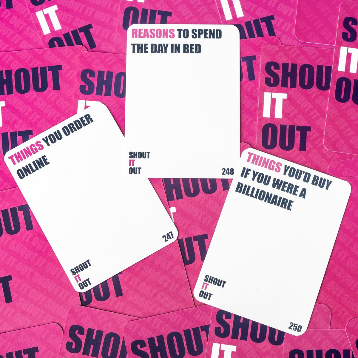 Prezey Shout It Out: 250 Funny Card Games for Family Game Night