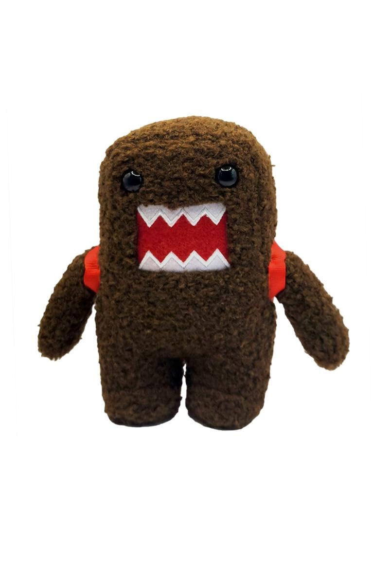 Prime Collectibles Domo 6.5 Inch Plush with Backpack – Official Collectible Soft Toy