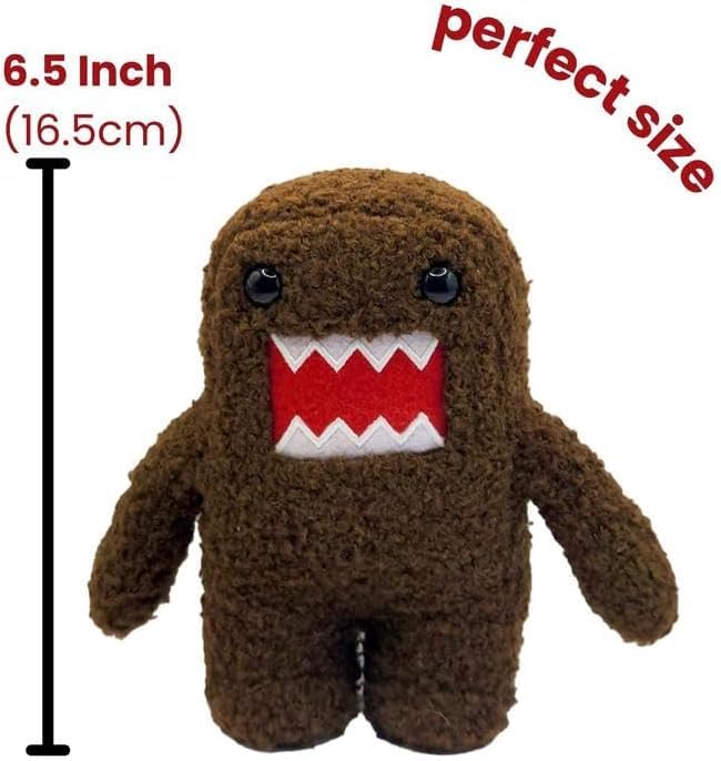 Prime Collectibles Domo 6.5 Inch Plush with Backpack – Official Collectible Soft Toy