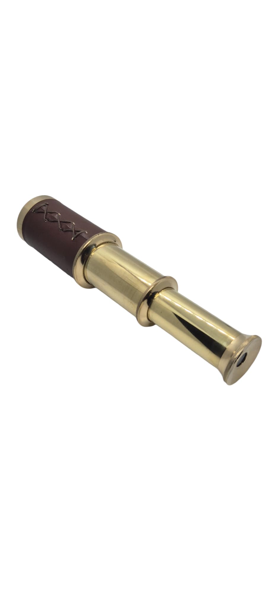 Prime NAUTICAL 6-Inch Brass Spyglass | Collapsible Handheld Telescope