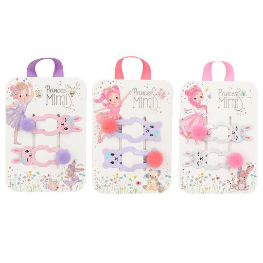 TOPModel Princess Mimi Hair Clips with Pompom