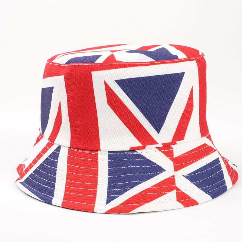 Printed Reversible Fisherman Hat, Unisex Sun Hat