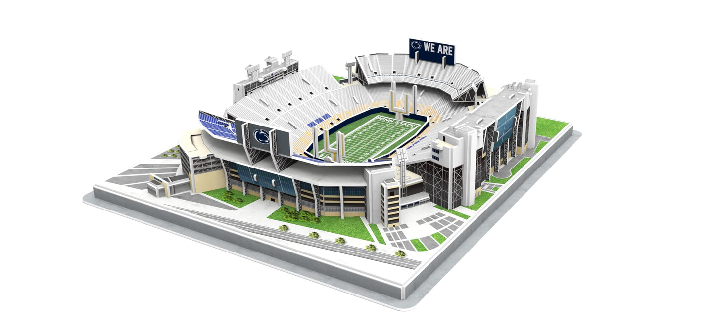 Pro-Lion Beaver Stadium 3D Jigsaw Puzzle – 134 Pieces | Penn State Nittany Lions NCAA Building Kit
