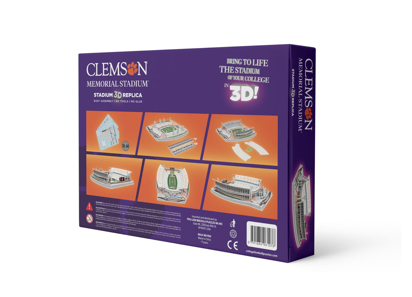 Pro-Lion 3D Jigsaw Puzzle Memorial Stadium – 94 Pieces | NCAA Football Gift for Ages 7+