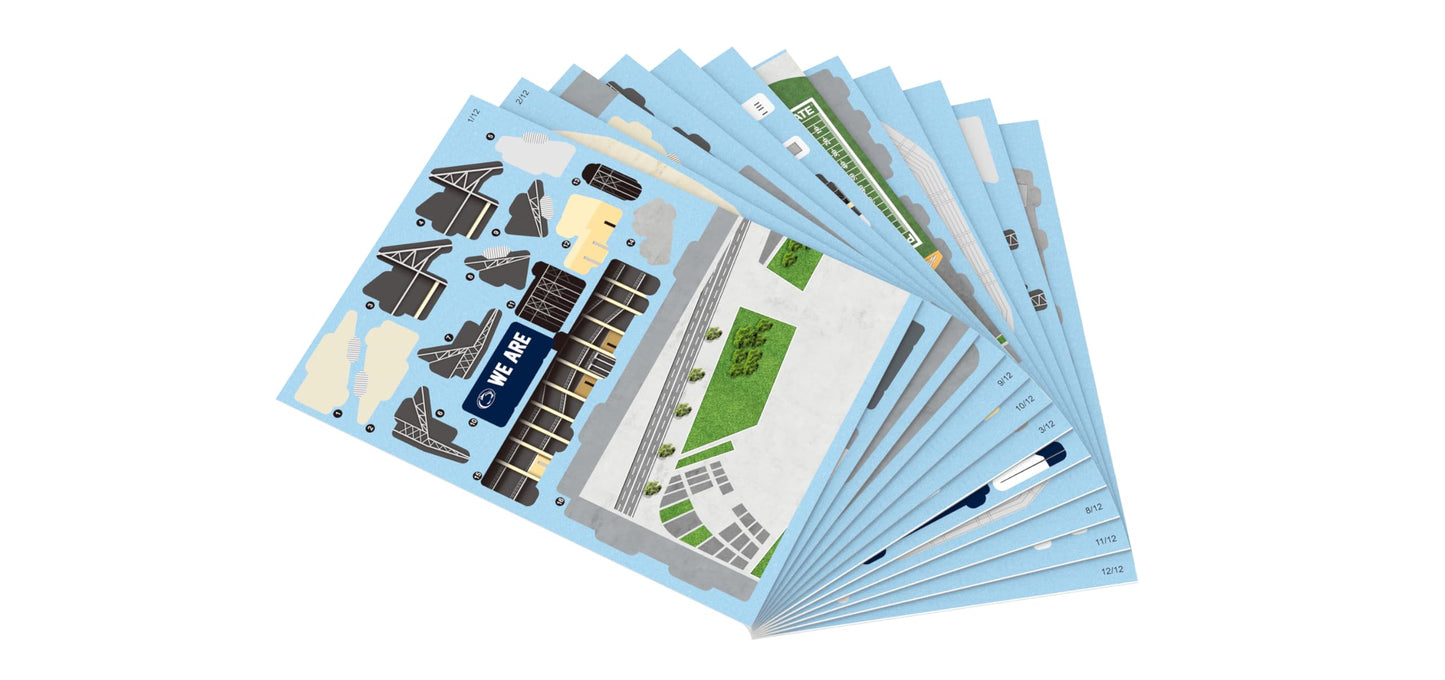 Pro-Lion Beaver Stadium 3D Jigsaw Puzzle – 134 Pieces | Penn State Nittany Lions NCAA Building Kit
