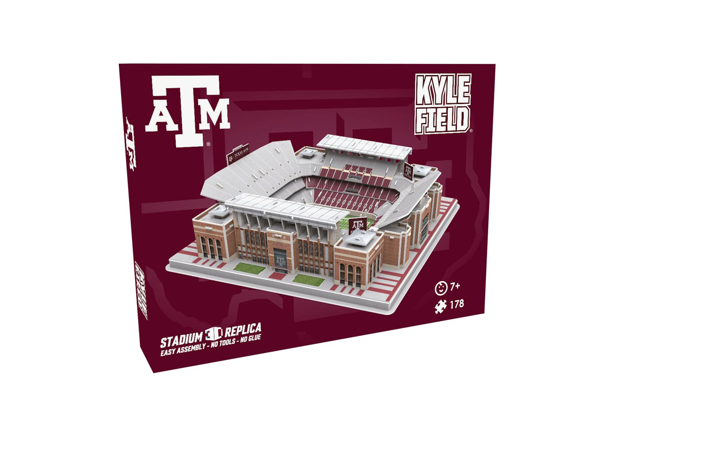 Pro-Lion Kyle Field 3D Jigsaw Puzzle – 178 Pieces | Officially Licensed Stadium Model