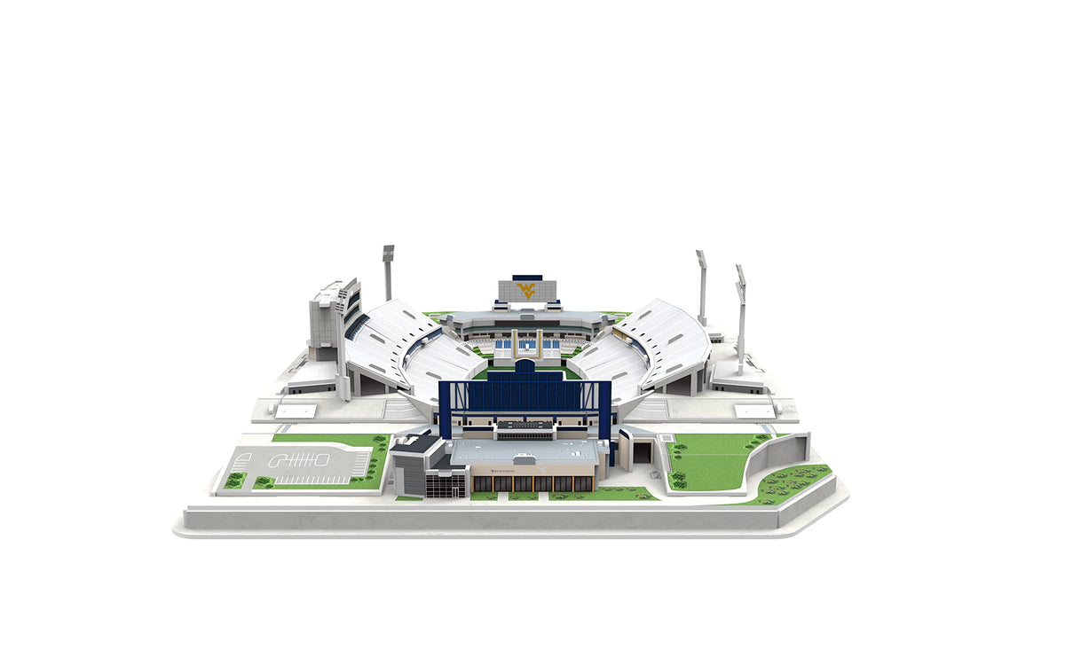 Pro-Lion Milan Puskar Stadium 3D Jigsaw Puzzle – 120 Pieces | WVU Mountaineers Fans Gift