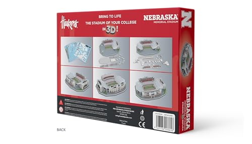 Pro-Lion 3D Jigsaw Puzzle – Memorial Stadium Lincoln, Nebraska (162 Pieces)