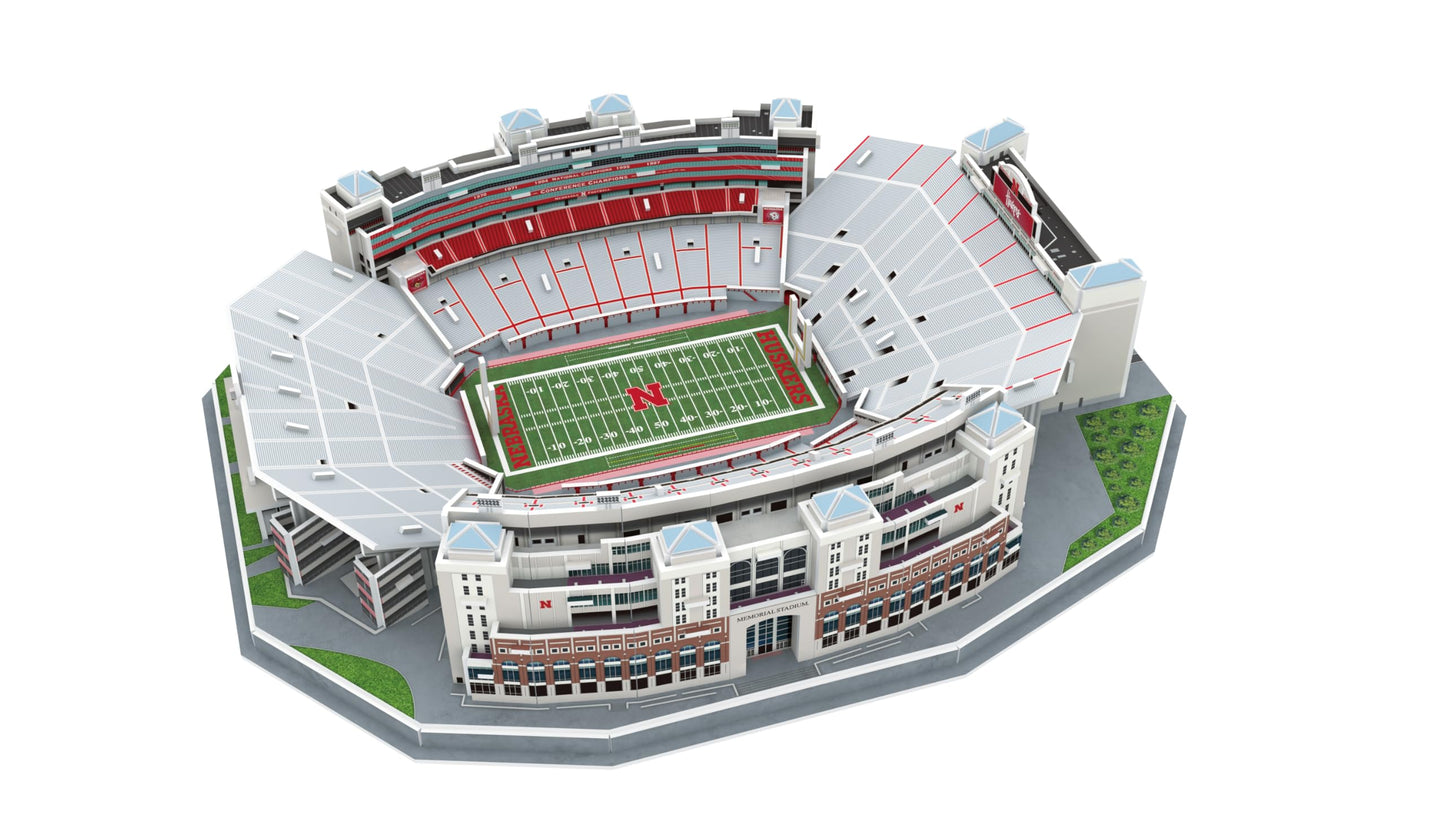 Pro-Lion 3D Jigsaw Puzzle – Memorial Stadium Lincoln, Nebraska (162 Pieces)