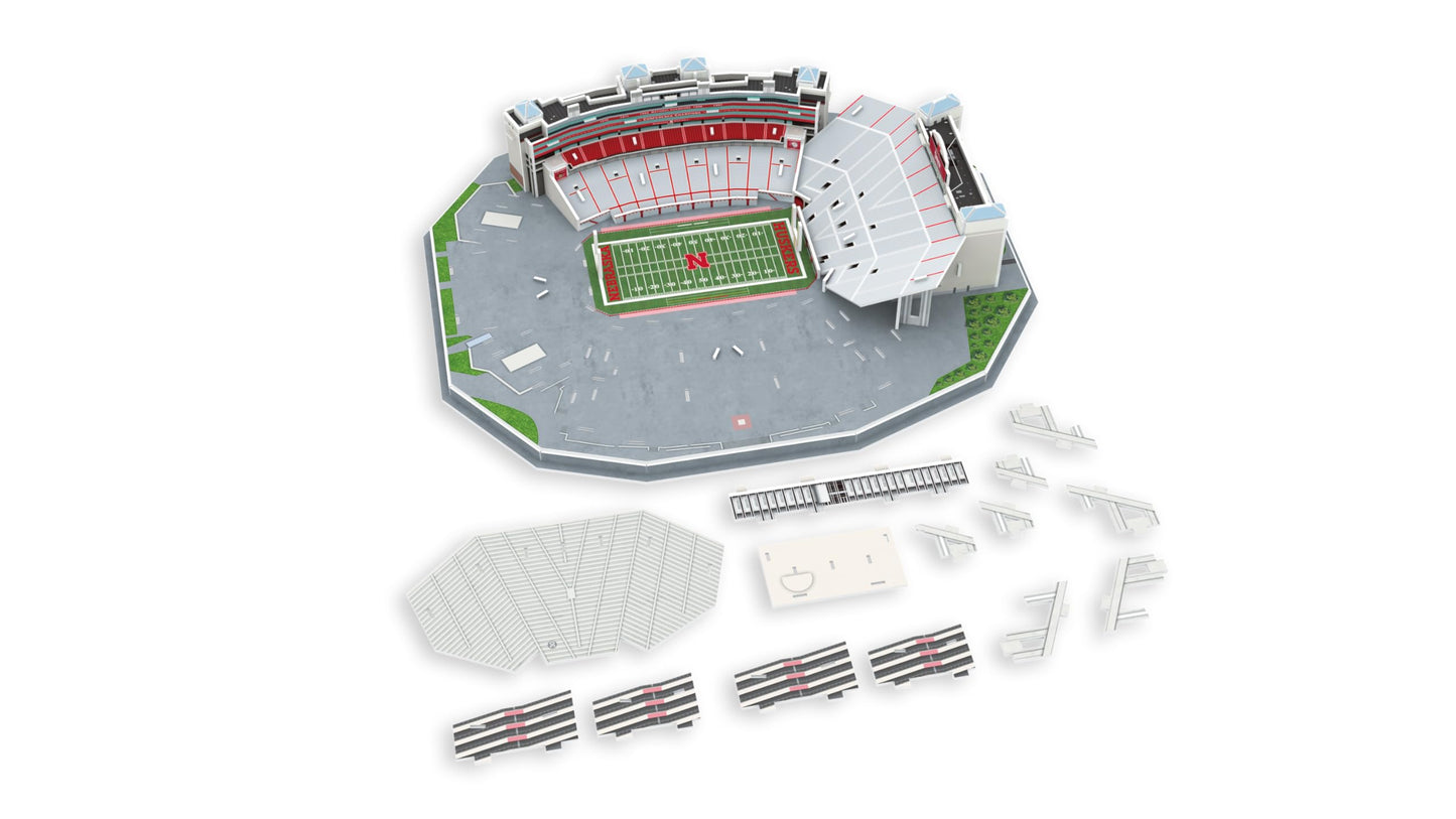 Pro-Lion 3D Jigsaw Puzzle – Memorial Stadium Lincoln, Nebraska (162 Pieces)