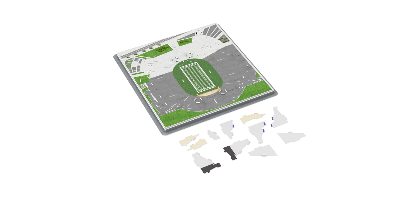 Pro-Lion Beaver Stadium 3D Jigsaw Puzzle – 134 Pieces | Penn State Nittany Lions NCAA Building Kit