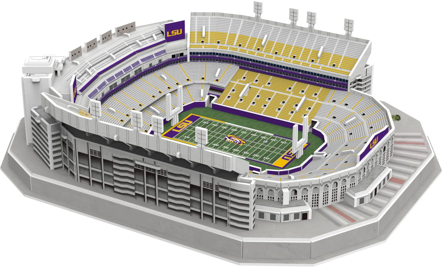 Pro-Lion Tiger Stadium 3D Jigsaw Puzzle – 88 Pieces | LSU Tigers Gift