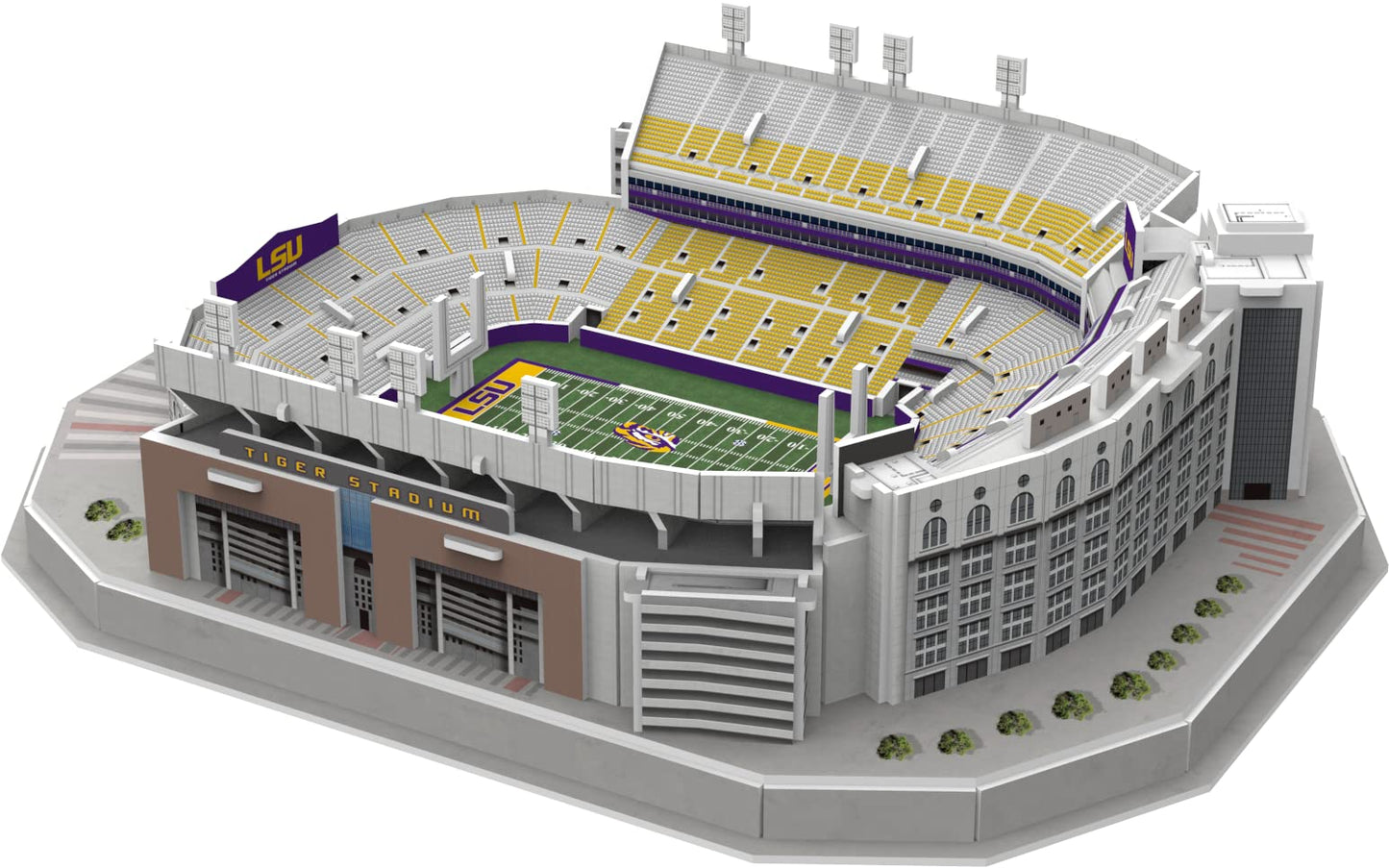 Pro-Lion Tiger Stadium 3D Jigsaw Puzzle – 88 Pieces | LSU Tigers Gift