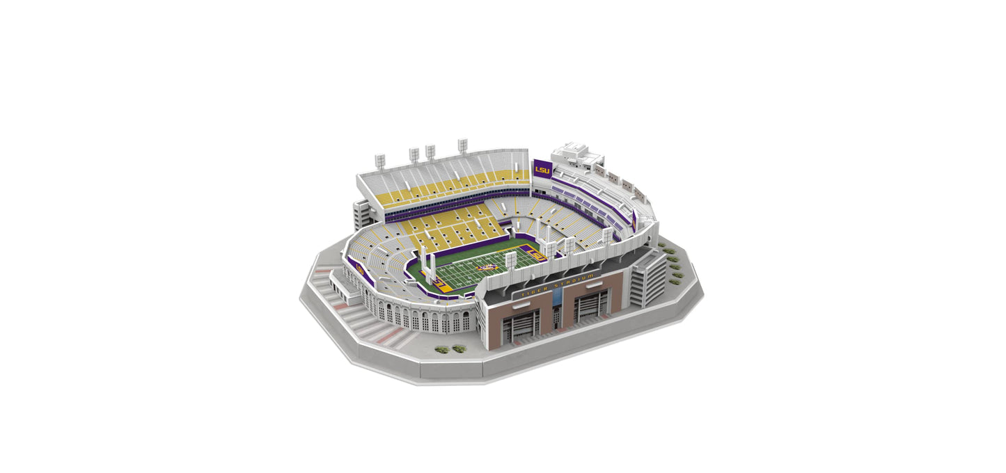 Pro-Lion Tiger Stadium 3D Jigsaw Puzzle – 88 Pieces | LSU Tigers Gift