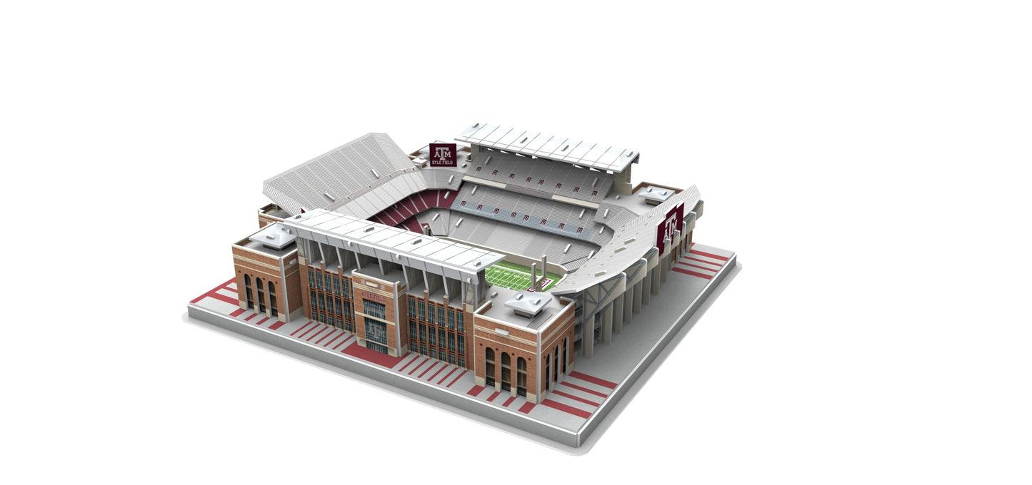 Pro-Lion Kyle Field 3D Jigsaw Puzzle – 178 Pieces | Officially Licensed Stadium Model