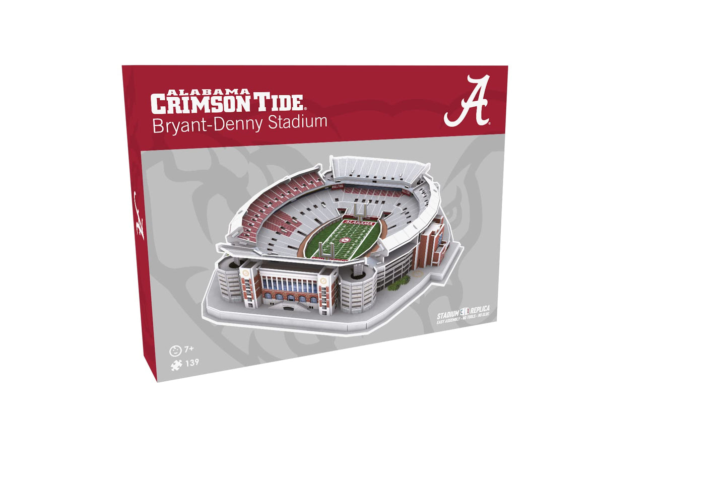 Pro-Lion Bryant-Denny Stadium 3D Puzzle – 139 Pieces | Official Alabama Crimson Tide Gift