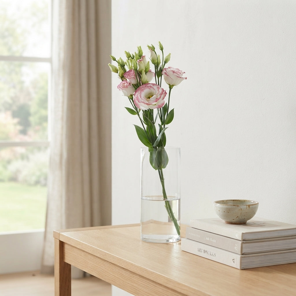 White Lisianthus ‘Croma Bridal Kiss’ – 70cm Stems