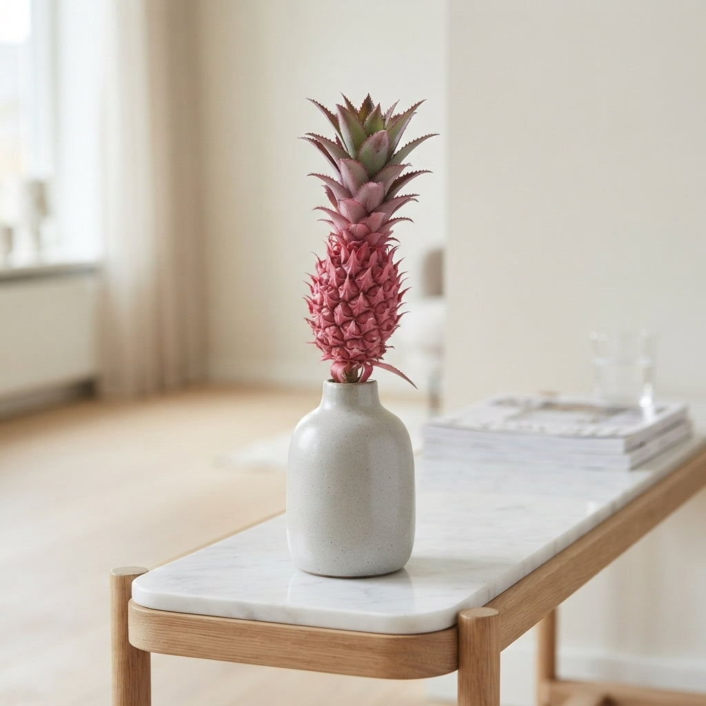 Pink Ananas Ornamental Stems – 50cm