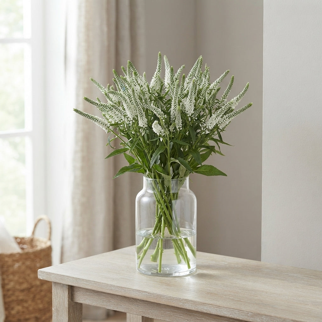 White Veronica Smart Wave Cut Flowers – 50cm Stems