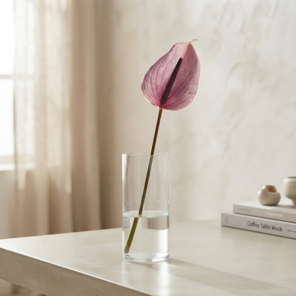 Purple Anthurium ‘Previa’ – 35cm Stems