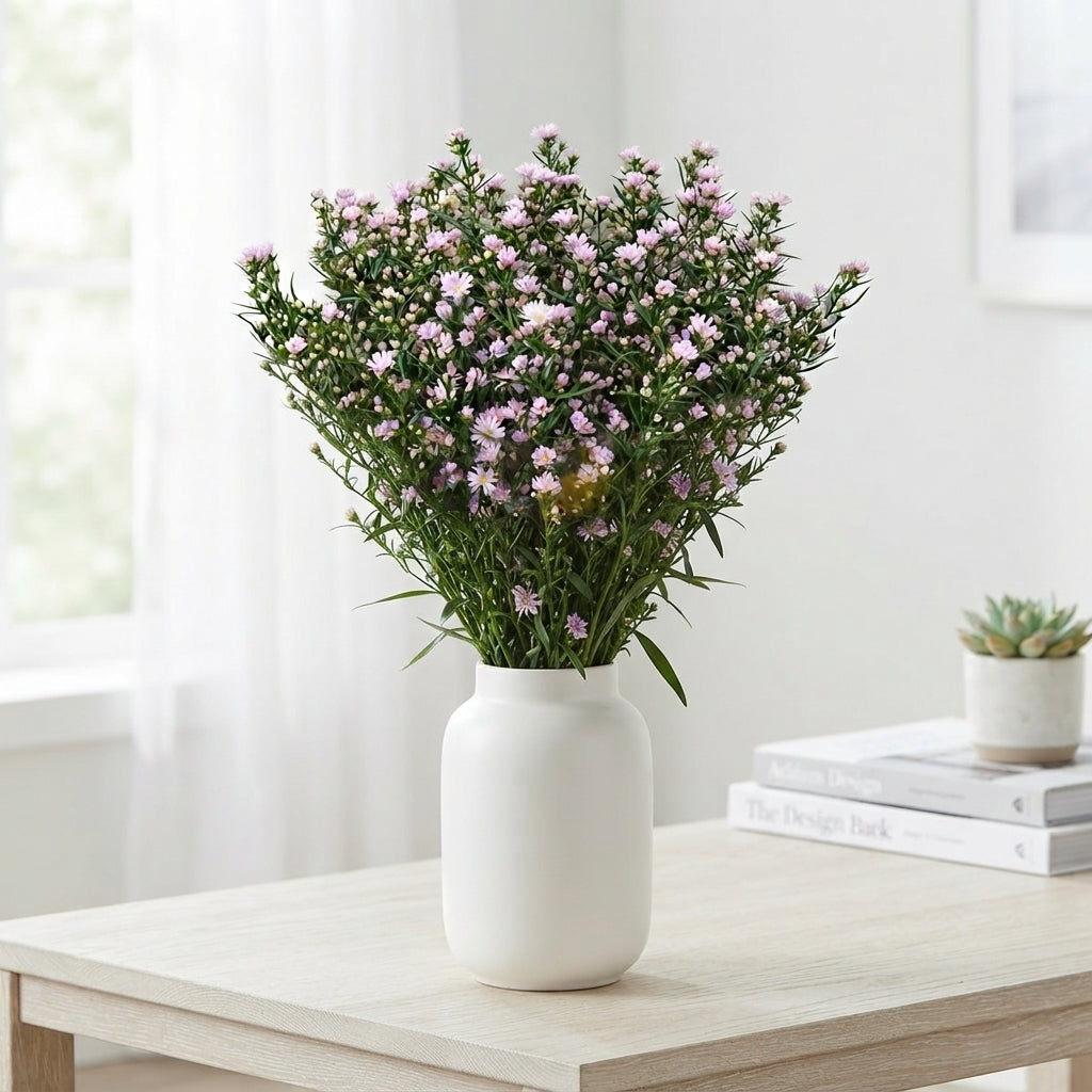 Purple Aster Claudia Cut Stems – 80cm