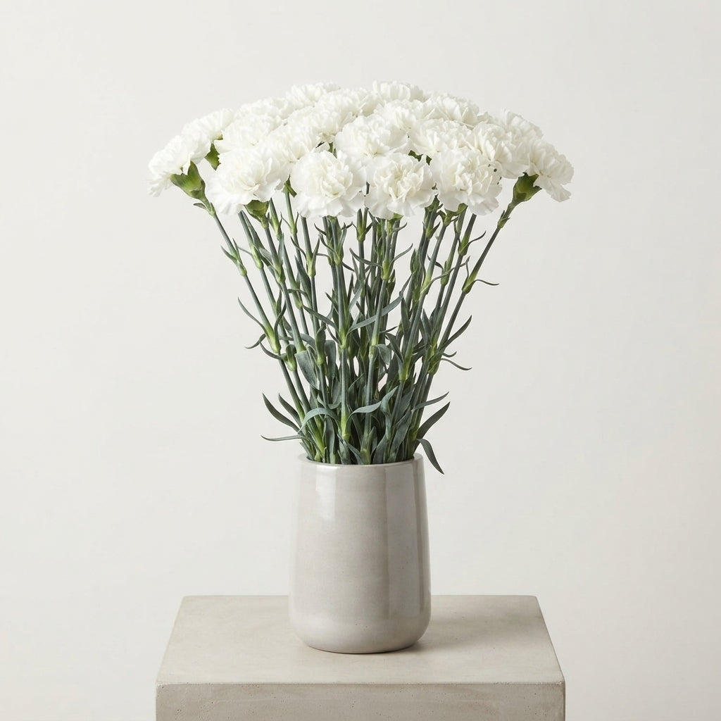 Standard Carnation - Dianthus - Moonlight
