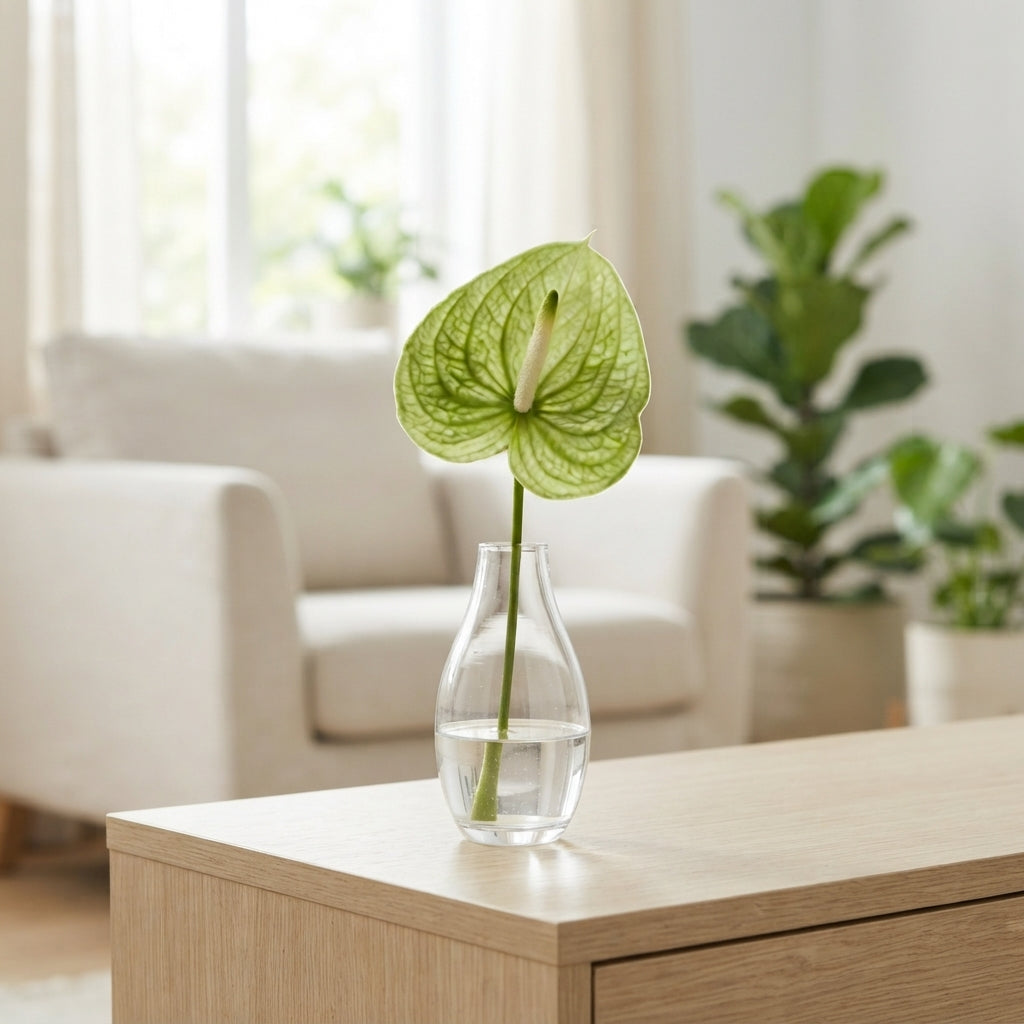 Green Anthurium Extase Cut Flowers – 40cm Stems