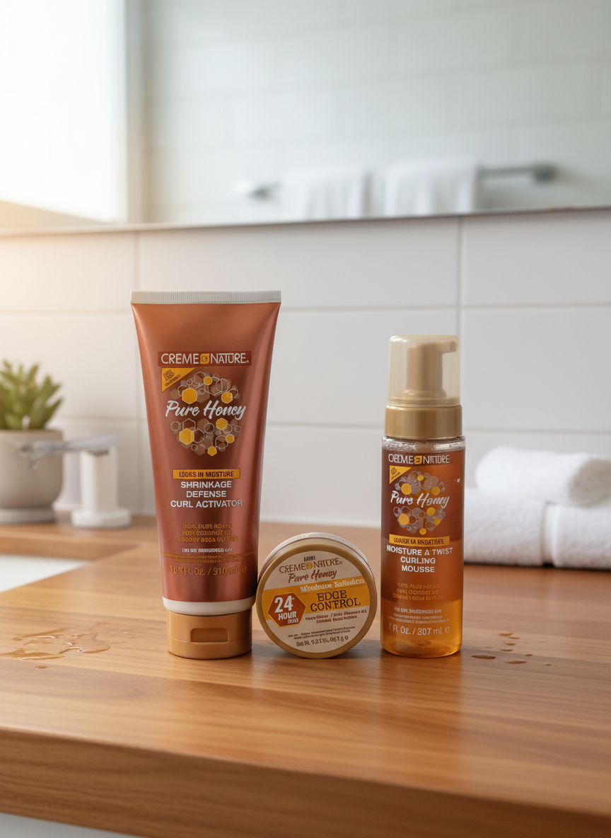 Cream of Nature Curl Activator Kit - For Defined, Frizz-Free Natural Curls