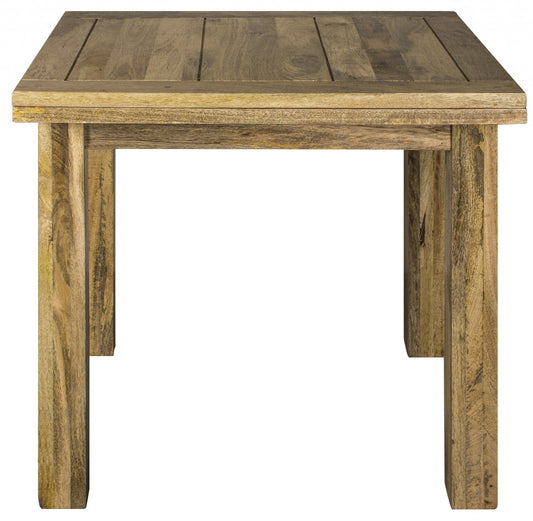Granary Butterfly Dining Table | Distressed Oak Solid Mango Wood