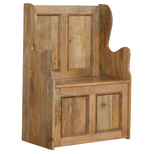 Small Monks Storage Bench | Hidden Storage