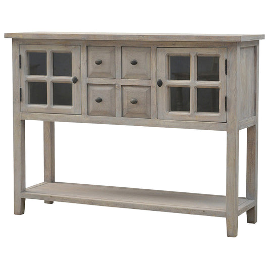 Stone Wash Glazed Console Table