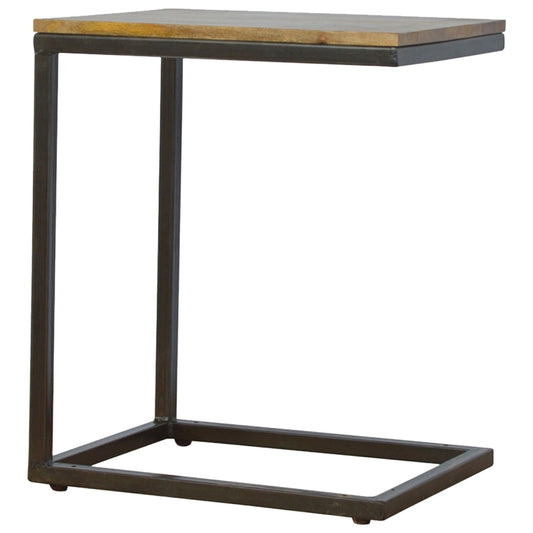 Industrial Small End Table Accent Piece