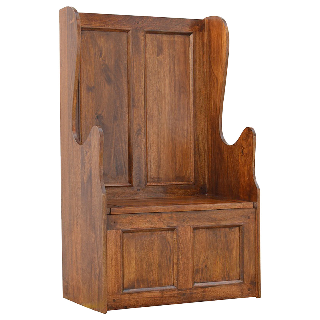 Lid up County Style Monks Bench