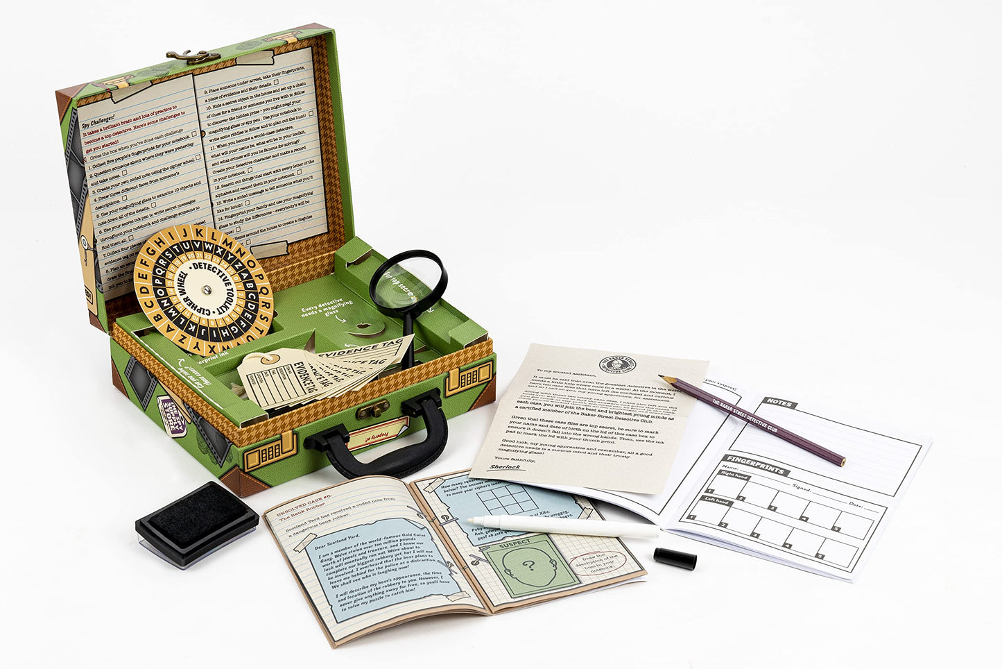 Professor PUZZLE The Detective Toolkit – Sherlock Holmes Mystery Case Kit
