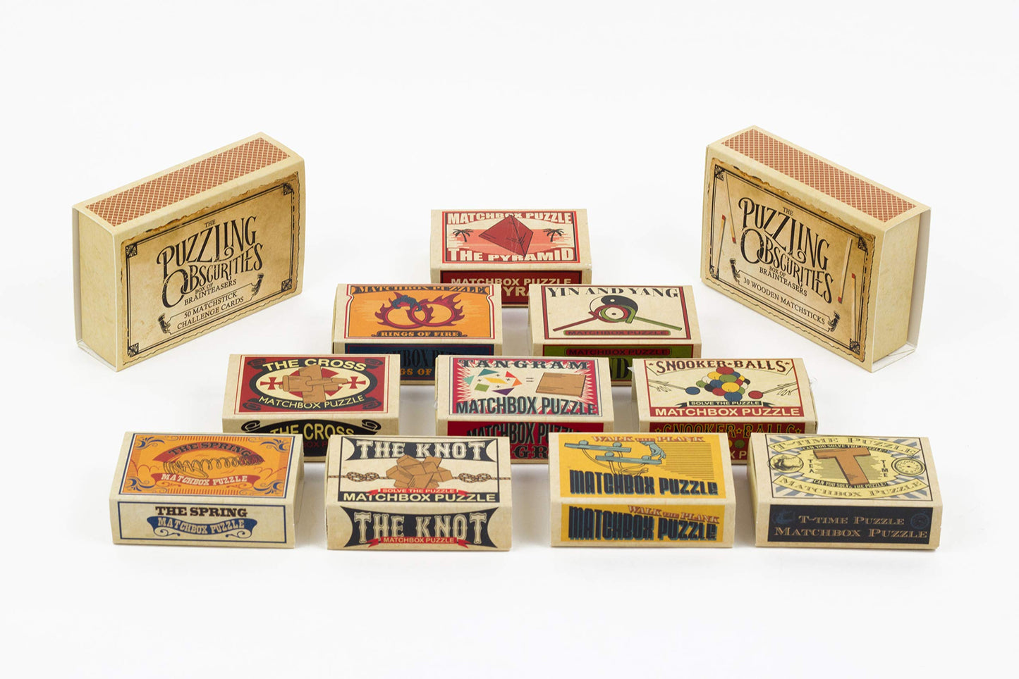 Professor PUZZLE The Obscurities Box: 10 Matchbox Puzzles & 60 Challenges