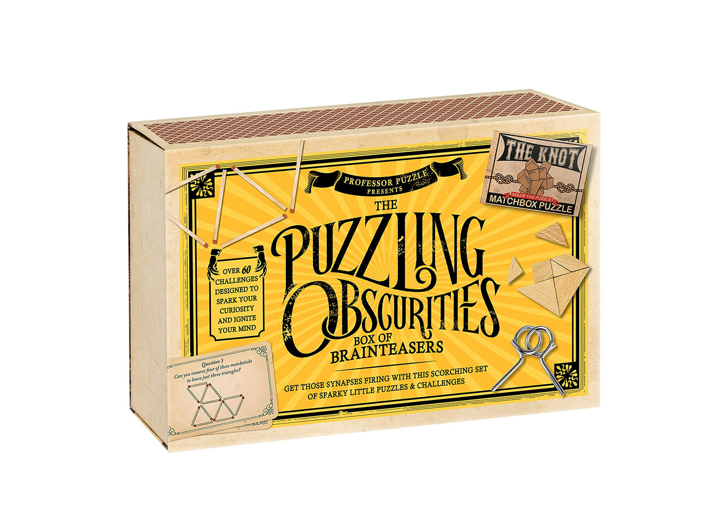 Professor PUZZLE The Obscurities Box: 10 Matchbox Puzzles & 60 Challenges