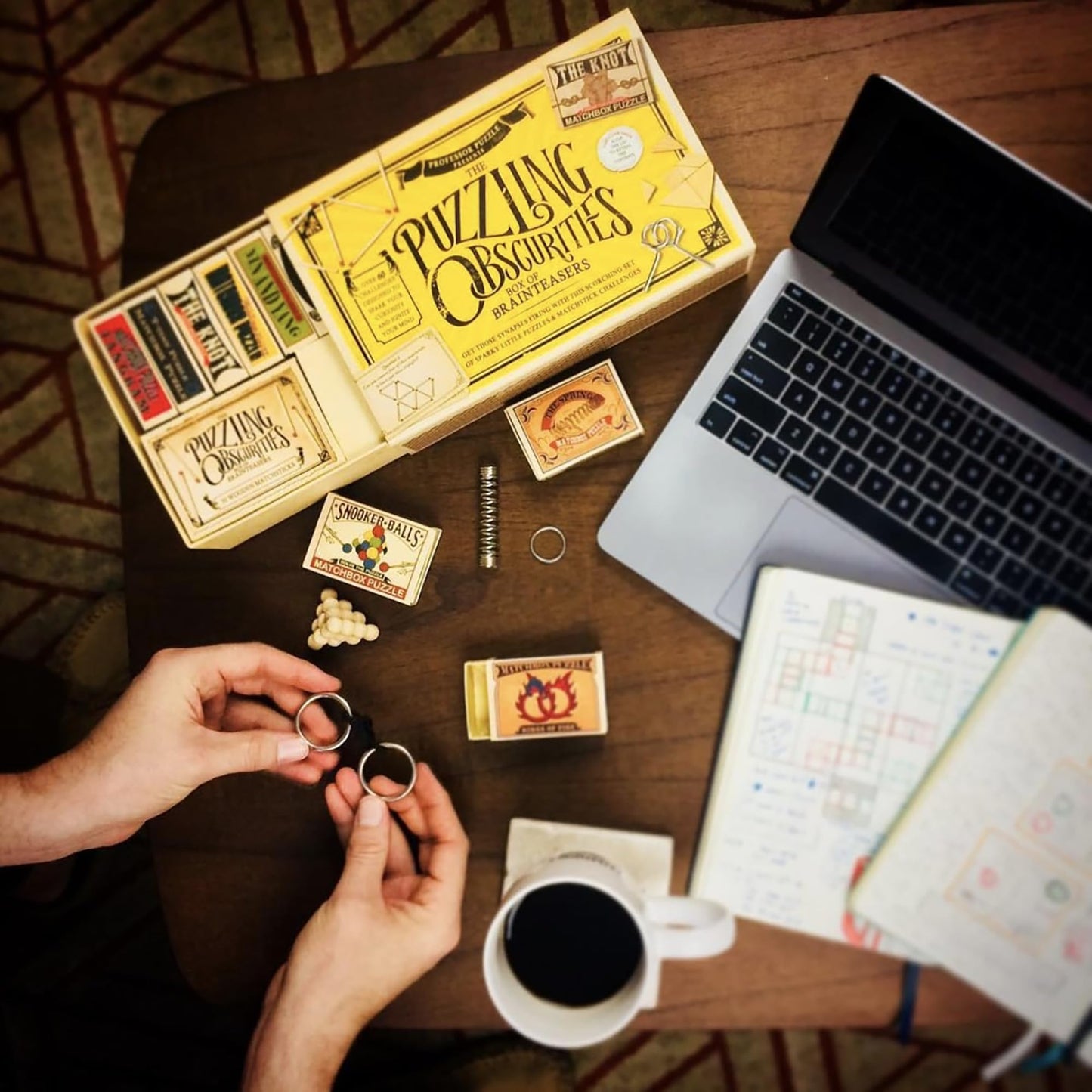 Professor PUZZLE The Obscurities Box: 10 Matchbox Puzzles & 60 Challenges