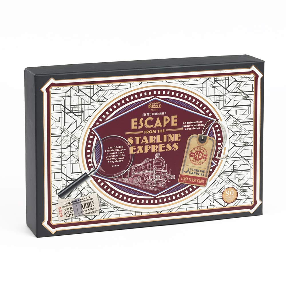 Professor PUZZLE: Escape From The Starline Express - Multiplayer Escape Room Game