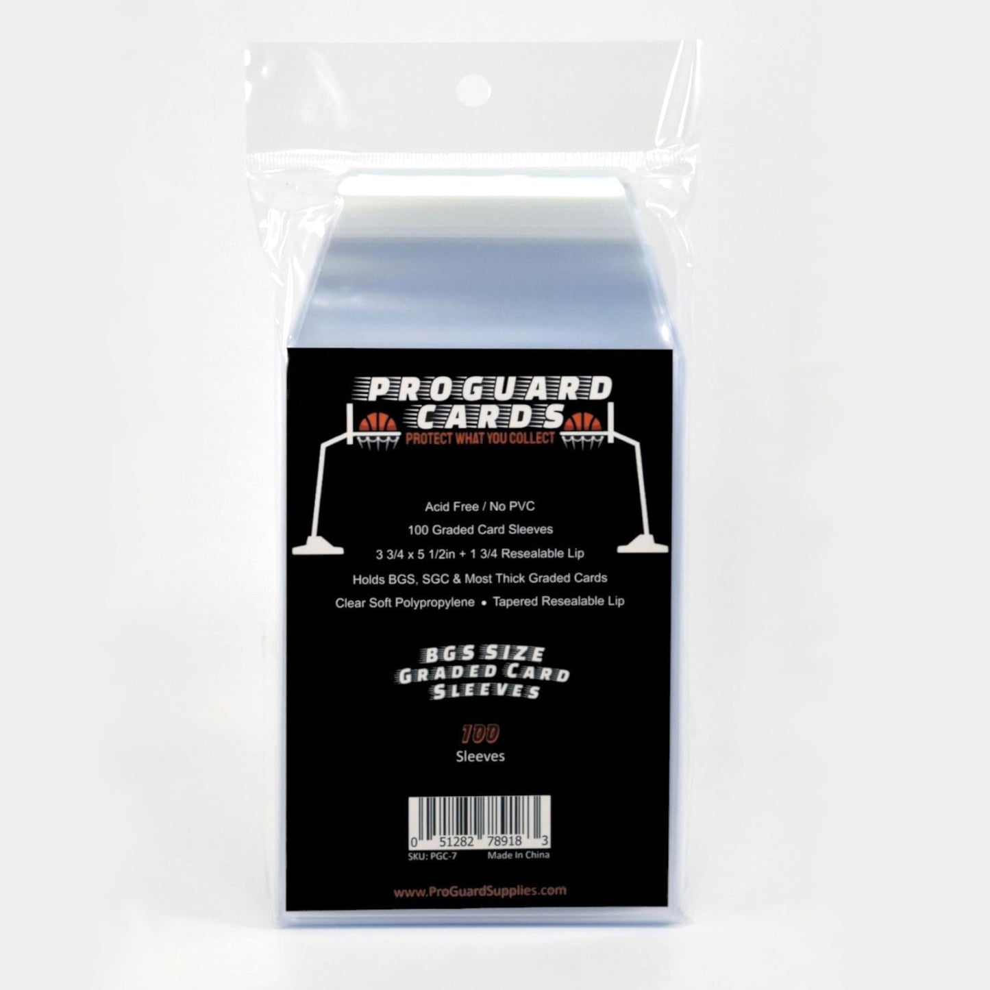 ProGuard Cards BGS Graded Card Sleeves – 100 Pack, Fits BGS & SGC Slabs