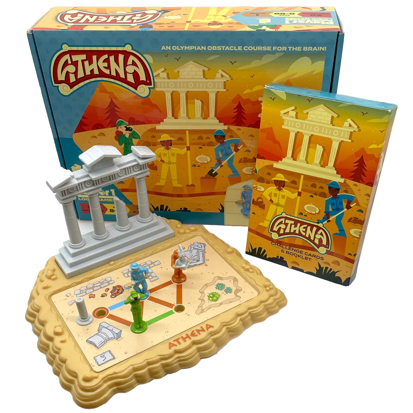 Project Genius Athena – Single Player Logic Game with 50 Challenges | Ages 8+