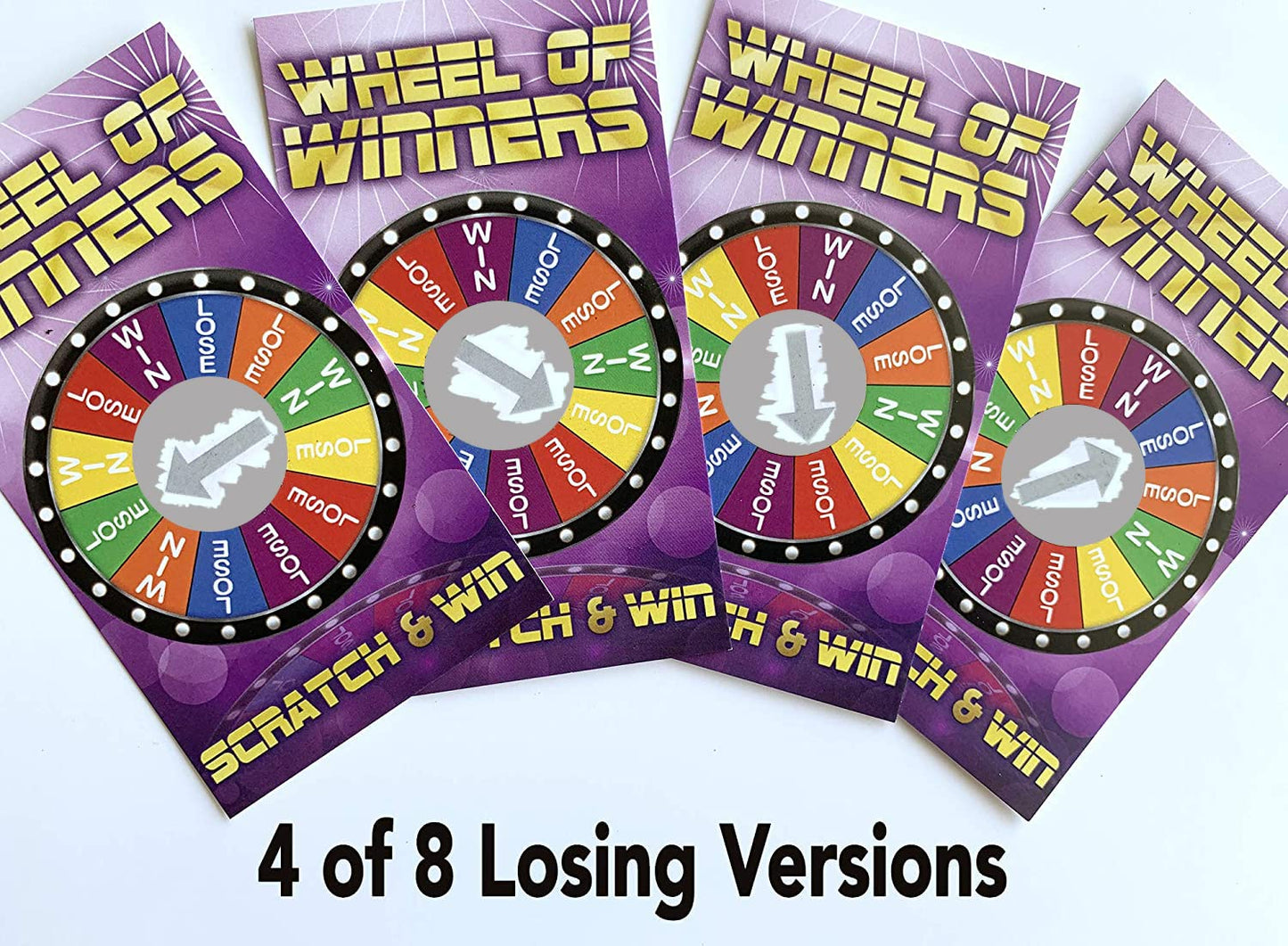 PROMO PRINTING GROUP Wheel of Winners Scratch Off Cards – 30 Pack