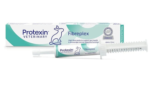 Protexin Veterinary Fibreplex for Rabbits, Syringe – A Probiotic and Prebiotic Paste to Encourage Normal Digestive Function. Carrot Flavour Orange