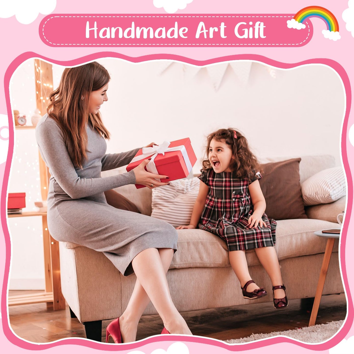 Prudiut 90-Piece Scratch Art Rainbow Set | All-in-One Kids Scratch Art Kit